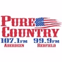 Pure Country 107.1 & 99.9 - K296FW logo