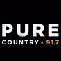 Pure Country 91.7 - CICS-FM logo