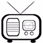 Black White Radio logo