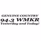 Genuine Country 94.3 - WMKR logo