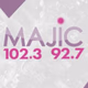 Logo de Majic 102.3 92.7 - WDCJ