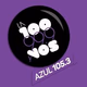 Logo de XRadio Azul 105.3