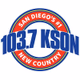 Logo de 103.7 KSON - KSON