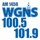 Logo de WGNS Radio - WGNS