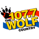 Logo de 107.7 The Wolf - WPFX-FM