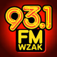 Logo de 93.1 WZAK - WZAK
