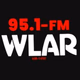 Logo de 95.1 FM WLAR - WLAR