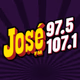 Logo de José 97.5 y 107.1 - KLYY