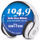 Logo de Rádio Novo Milênio 104.9 FM