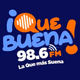 Logo de ¡Qué Buena! 98.6 FM