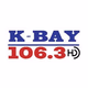 Logo de K-BAY 106.3 - WKBX