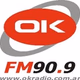 Logo de OK FM 90.9
