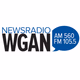 Logo de Newsradio WGAN 560 - WGAN