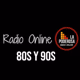 Logo de La Poderosa Radio Online - Radio 80s y 90s
