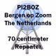 Logo de PI2BOZ 430.025 MHz Bergen op Zoom Repeater