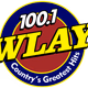 Logo de WLAY 100.1 - WLAY-FM