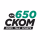Logo de News Talk 650 CKOM - CKOM