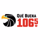 Logo de Que Buena 106.5 FM - KLNV