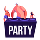 Logo de Хит FM - Party