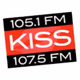 Logo de KISS 105.1 & 107.5 - WRWR
