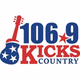 Logo de 106-9 Kicks Country - WKXD-FM