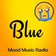Logo de Mood Music Radio - Blue