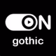 Logo de ON Radio - ON Gothic