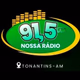 Logo de Nossa Rádio 91.5 FM