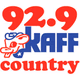 Logo de 92.9 KAFF Country - KAFF-FM