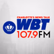 Logo de 107.9 FM WBT - WBT-FM