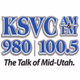 Logo de KSVC AM 980 FM 100.5 - KMXD