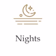 Logo de Радио Монте-Карло - Nights