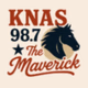 Logo de 98.7 The Maverick  - KNAS
