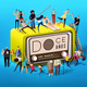 Logo de Uni Radio 99.7 - XHUAX