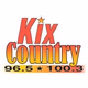 Logo de Kix Country 96.5 and 100.3 - WBKX