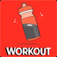 Logo de 100FM רדיוס - Workout