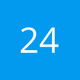 Logo de 24 Radio